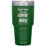 Coffee and dogs Tumbler-Tumblers-I love Veterinary