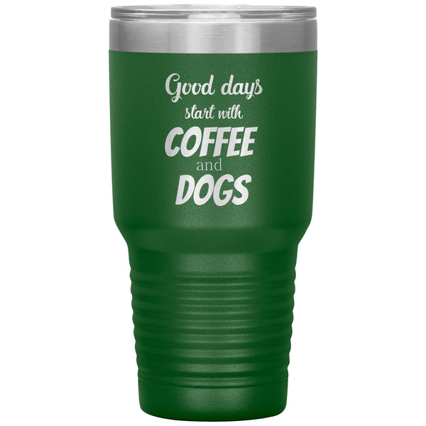 Coffee and dogs Tumbler-Tumblers-I love Veterinary