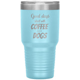 Coffee and dogs Tumbler-Tumblers-I love Veterinary