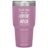 Coffee and dogs Tumbler-Tumblers-I love Veterinary