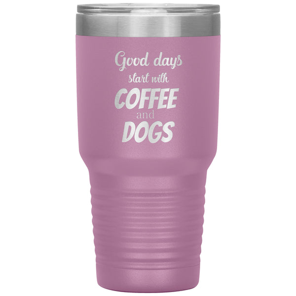 Coffee and dogs Tumbler-Tumblers-I love Veterinary
