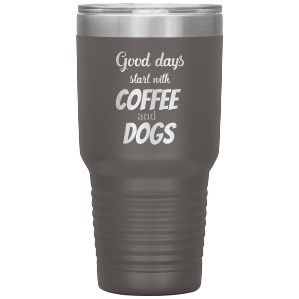 Coffee and dogs Tumbler-Tumblers-I love Veterinary