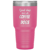 Coffee and dogs Tumbler-Tumblers-I love Veterinary