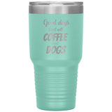 Coffee and dogs Tumbler-Tumblers-I love Veterinary