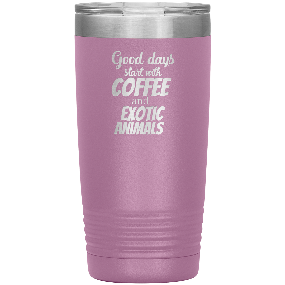 Coffee and exotic animals 20oz Vacuum Tumbler-Tumblers-I love Veterinary