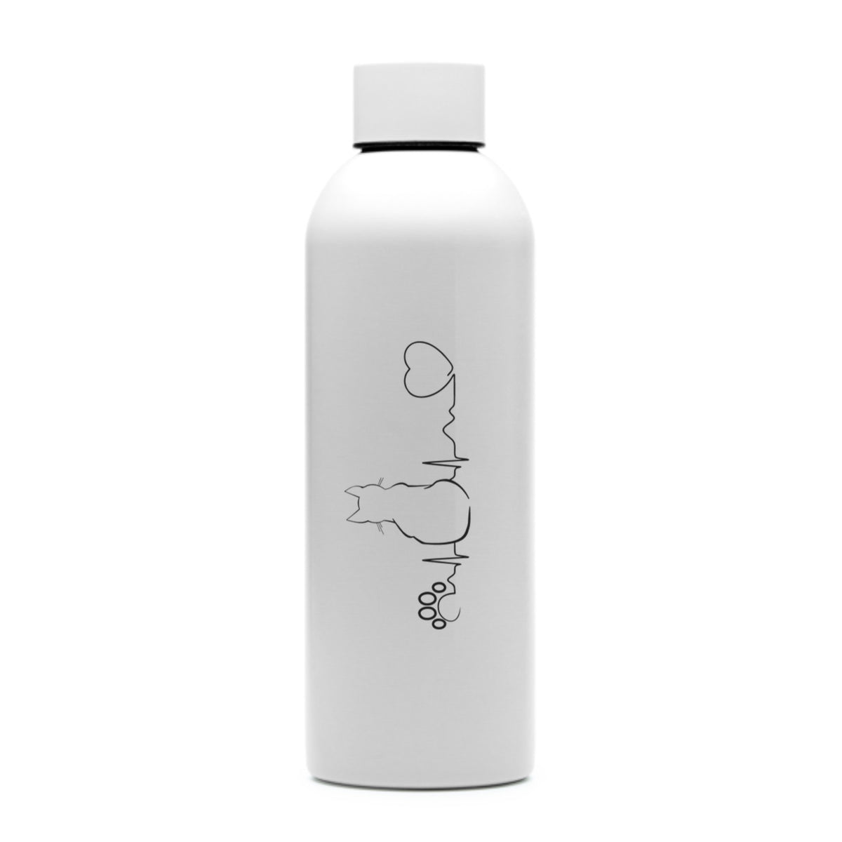 Cat Heartbeat Water Bottle