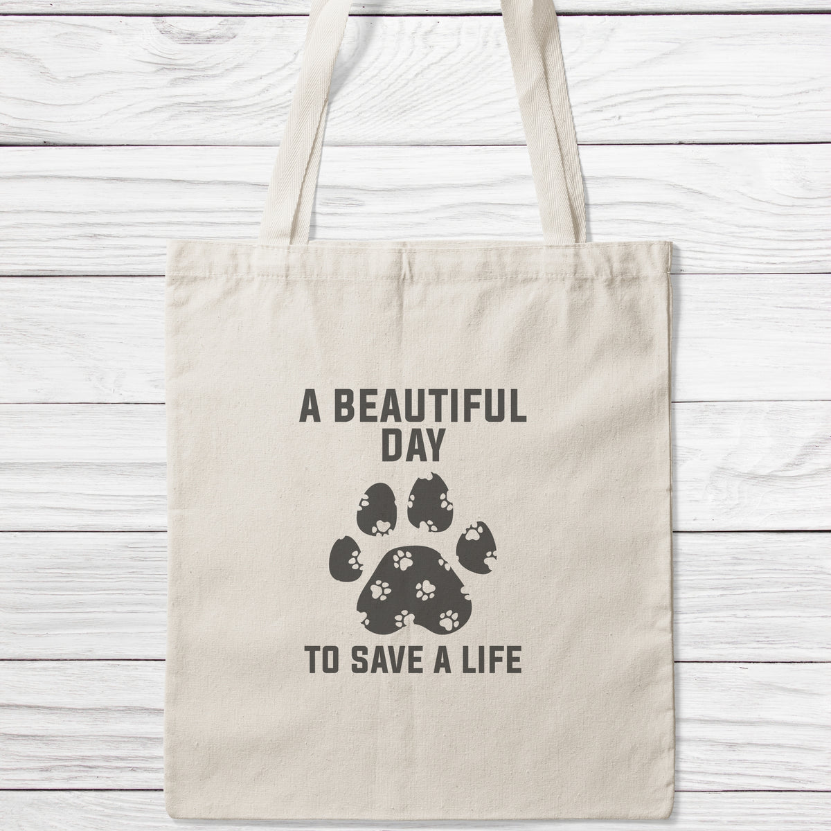 A Beautiful Day To Save A Life Tote Bag-Classic Sublimation Tote Bag-I love Veterinary