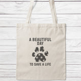 A Beautiful Day To Save A Life Tote Bag-Classic Sublimation Tote Bag-I love Veterinary