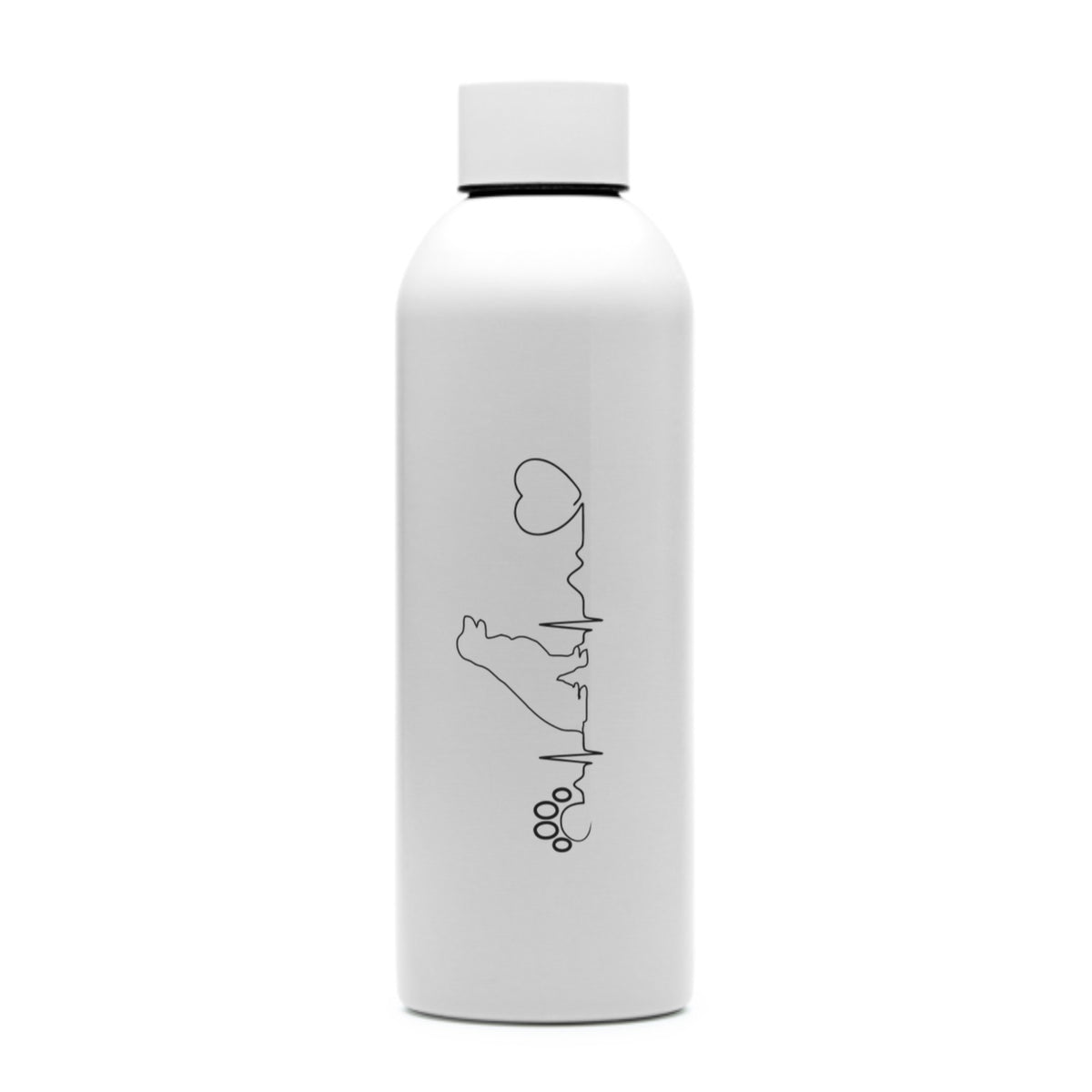 Dog Heartbeat Water Bottle