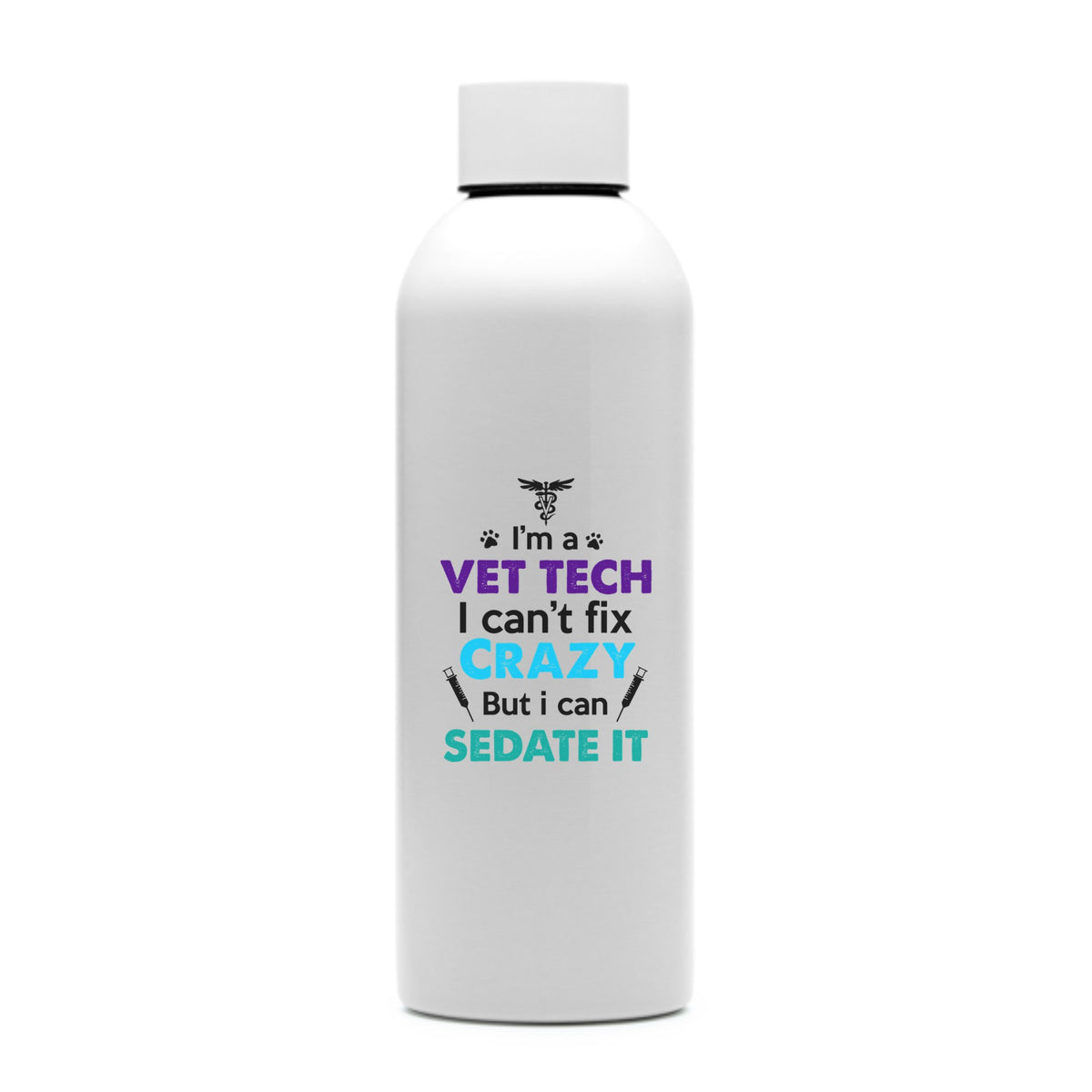 I Can Sedate It Water Bottle