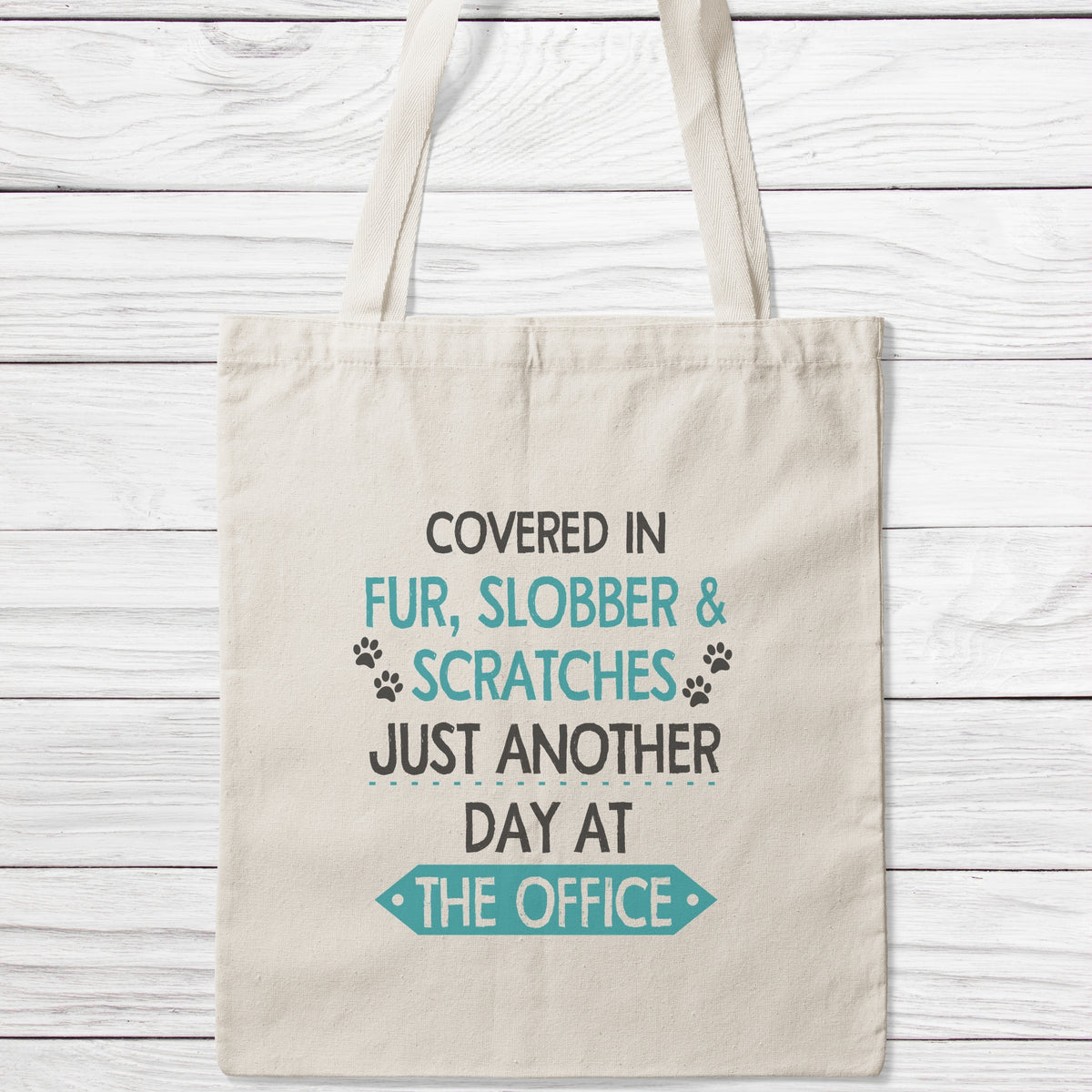Covered In Fur Slobber And Scratches Tote Bag-Classic Sublimation Tote Bag-I love Veterinary