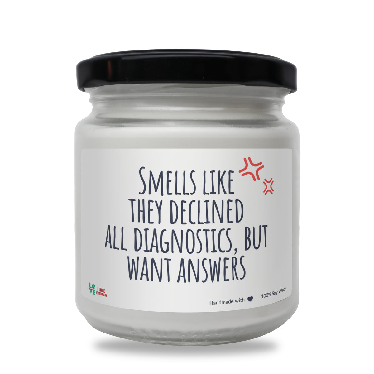 Smells like they declined all diagnostics but... Scented Soy Candle-Candles-I love Veterinary