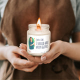 Smells like I should have worn gloves Scented Soy Candle, 8oz-Candles-I love Veterinary