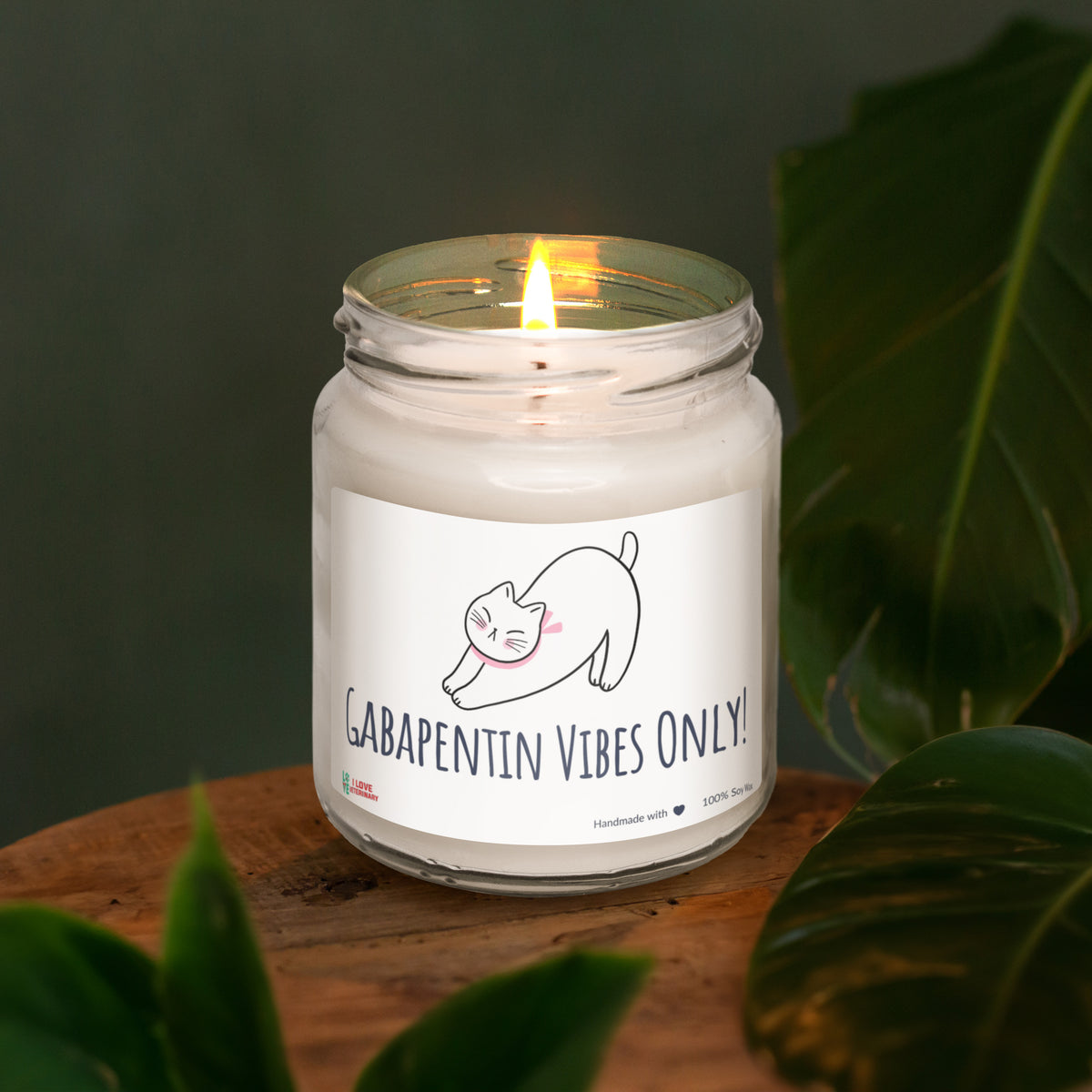 Gabapentin Vibes Only! Scented Soy Candle, 8oz-Candles-I love Veterinary