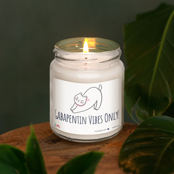 Gabapentin Vibes Only! Scented Soy Candle-Candles-I love Veterinary