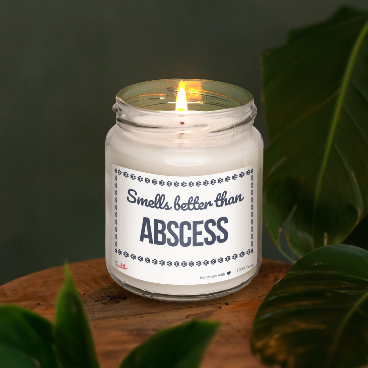 Smells better than Abscess Scented Soy Candle-Candles-I love Veterinary