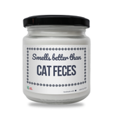 Smells better than Cat Feces Scented Soy Candle-Candles-I love Veterinary