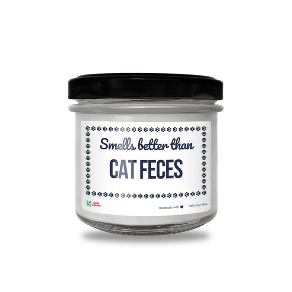 Smells better than Cat Feces Scented Soy Candle-Candles-I love Veterinary