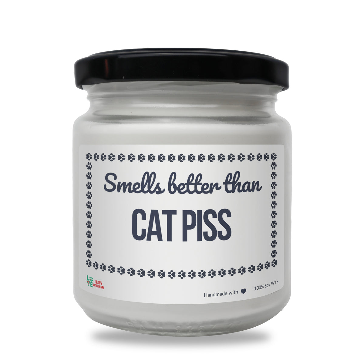 Smells better than Cat Piss Scented Soy Candle-Candles-I love Veterinary