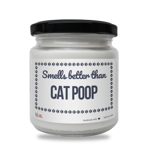 Smells better than Cat Poop Scented Soy Candle-Candles-I love Veterinary