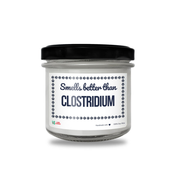 Smells better than Clostridium Scented Soy Candle-Candles-I love Veterinary