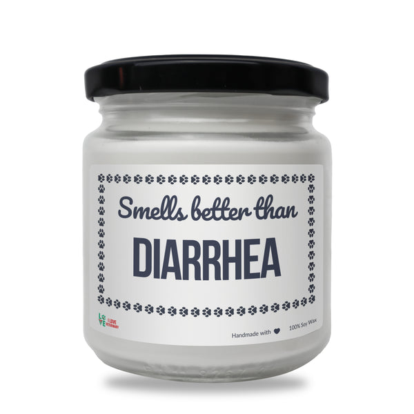 Smells better than Diarrhea Scented Soy Candle-Candles-I love Veterinary