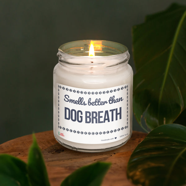 Smells better than Dog Breath Scented Soy Candle-Candles-I love Veterinary