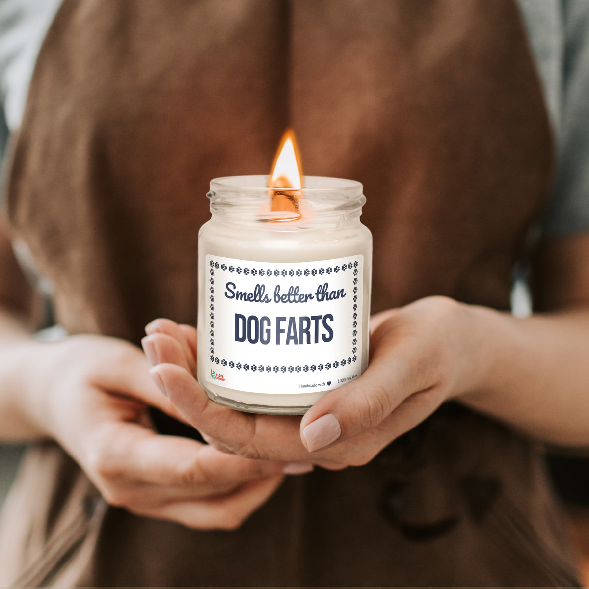 Smells better than Dog Farts Scented Soy Candle-Candles-I love Veterinary