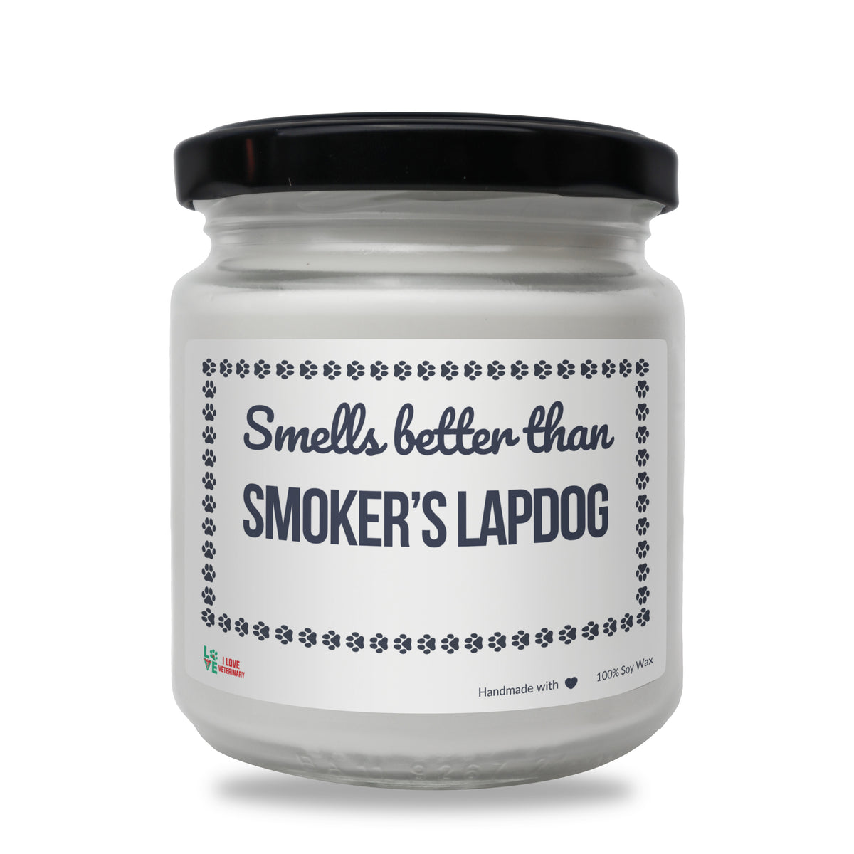 Smells better than Smoker’s Lapdog Scented Soy Candle-Candles-I love Veterinary