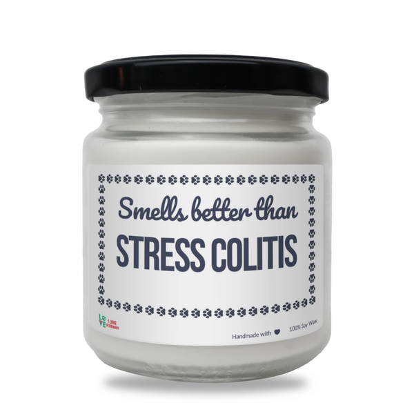 Smells better than Stress Colitis Scented Soy Candle-Candles-I love Veterinary