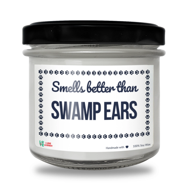 Smells better than Swamp Ears Scented Soy Candle-Candles-I love Veterinary