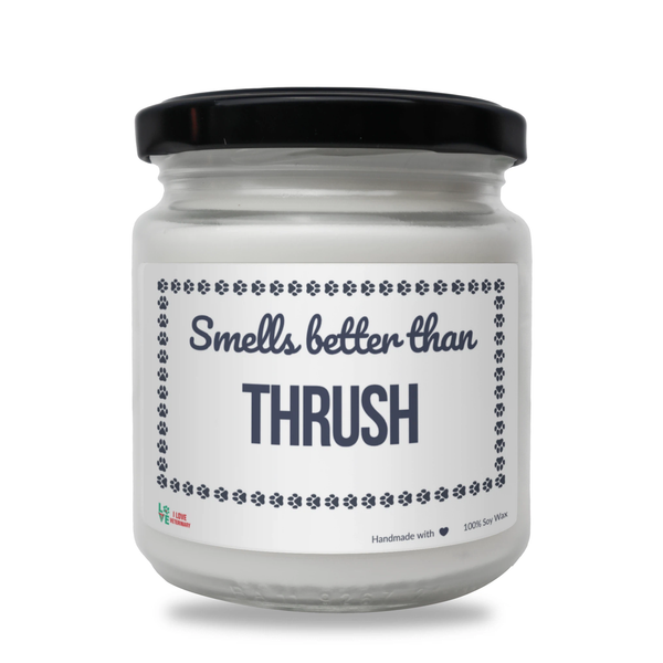 Smells better than Thrush Scented Soy Candle-Candles-I love Veterinary