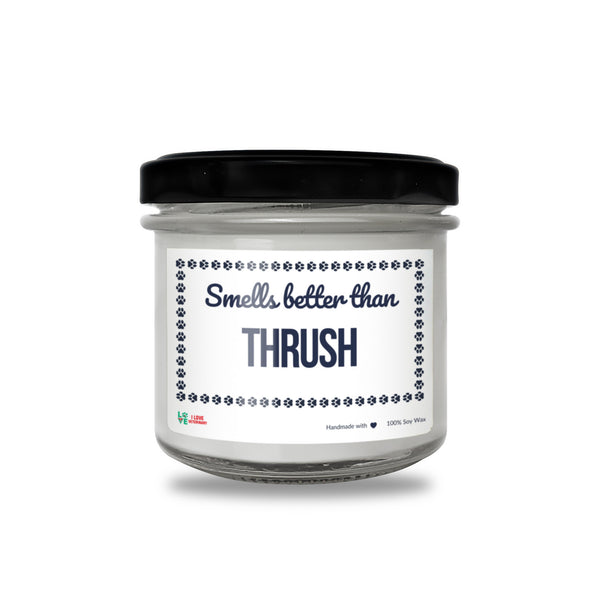 Smells better than Thrush Scented Soy Candle-Candles-I love Veterinary