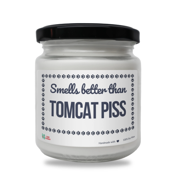 Smells better than Tomcat Piss Scented Soy Candle-Candles-I love Veterinary