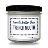 Smells better than Trench Mouth Scented Soy Candle-Candles-I love Veterinary