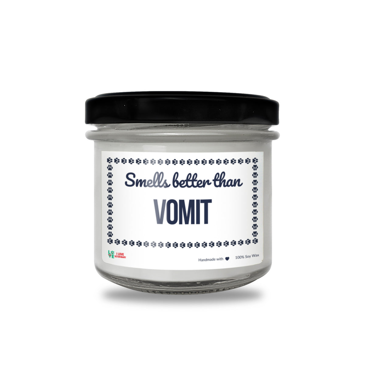 Smells better than Vomit Scented Soy Candle-Candles-I love Veterinary