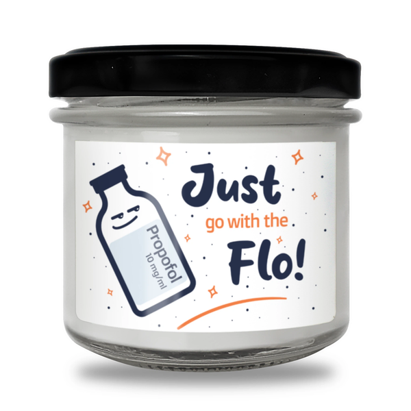 Just go with the Flo Scented Soy Candle-Candles-I love Veterinary