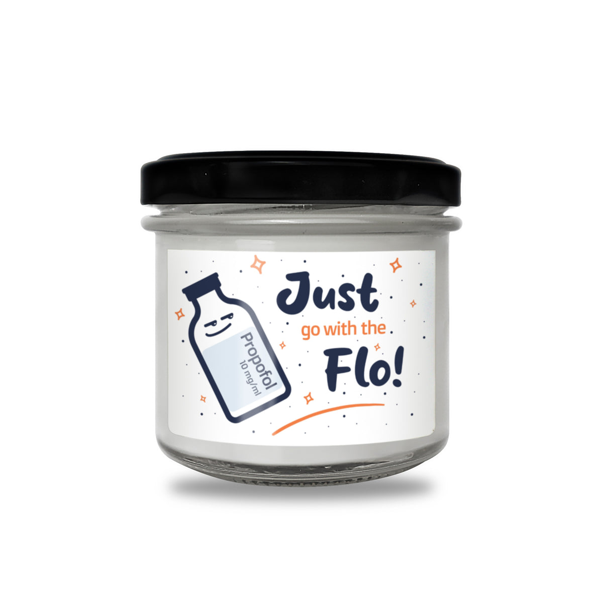 Just go with the Flo Scented Soy Candle-Candles-I love Veterinary