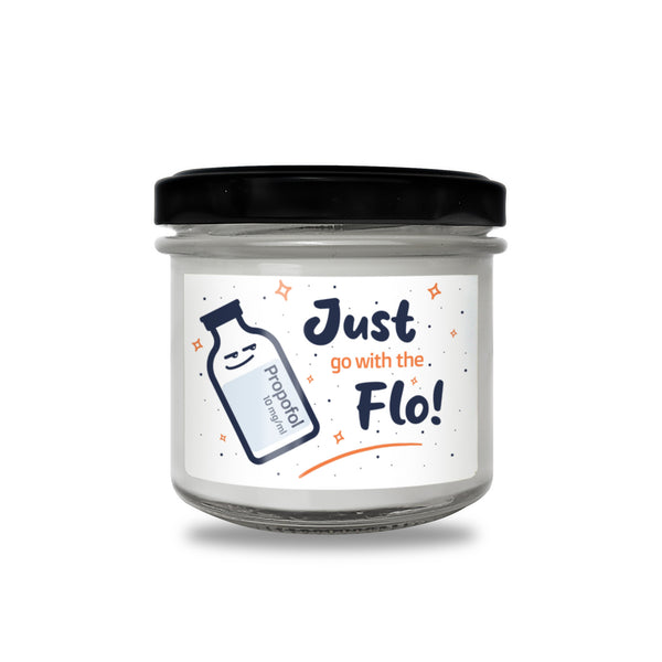 Just go with the Flo Scented Soy Candle-Candles-I love Veterinary
