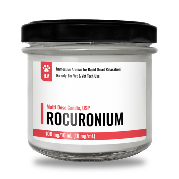 Rocuronium Design Scented Soy Candle-Candles-I love Veterinary