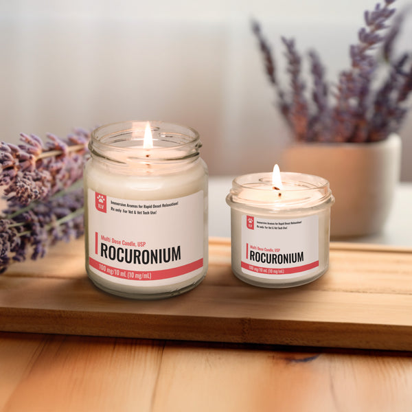 Rocuronium Design Scented Soy Candle-Candles-I love Veterinary