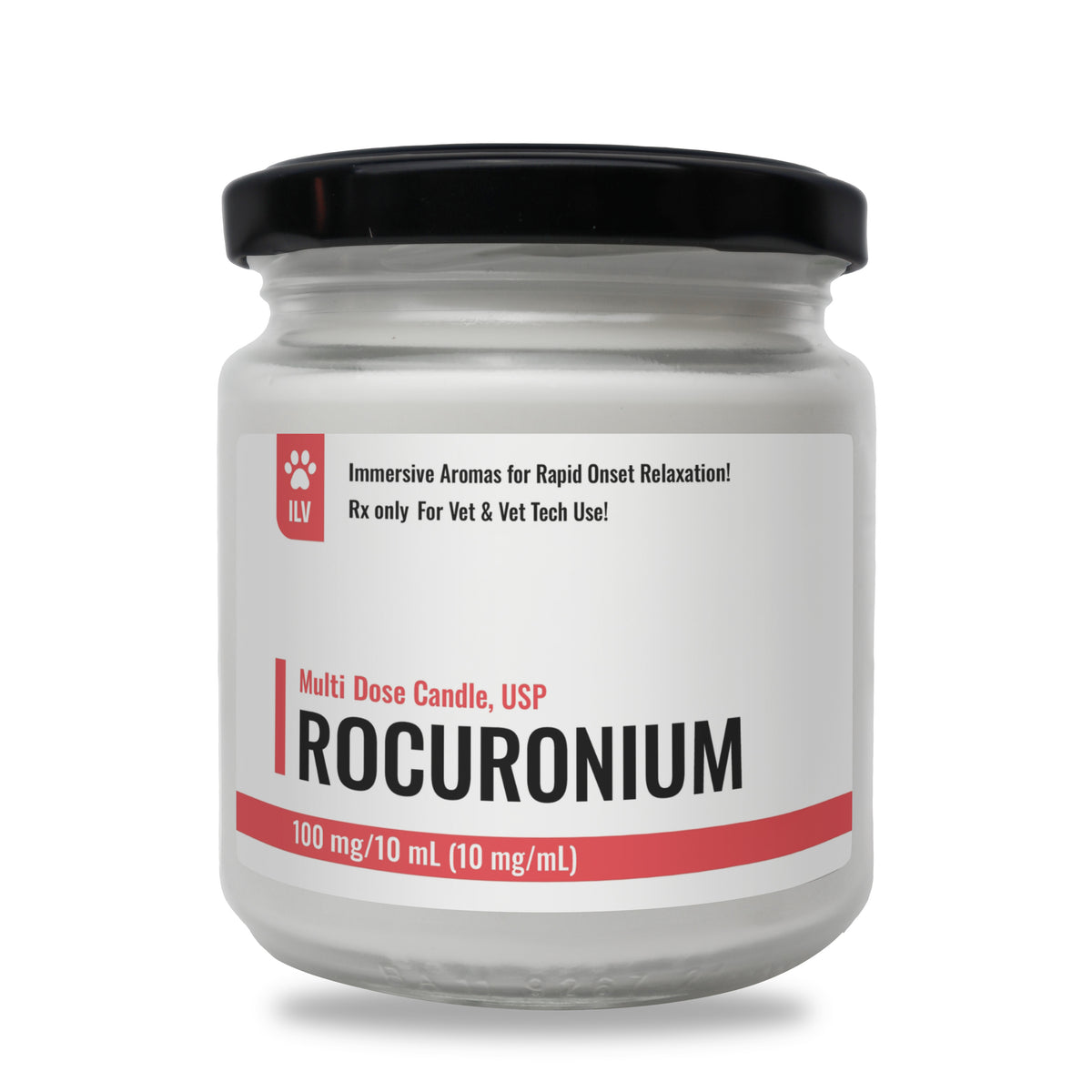 Rocuronium Design Scented Soy Candle-Candles-I love Veterinary