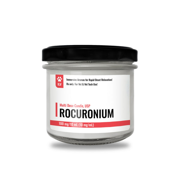 Rocuronium Design Scented Soy Candle-Candles-I love Veterinary