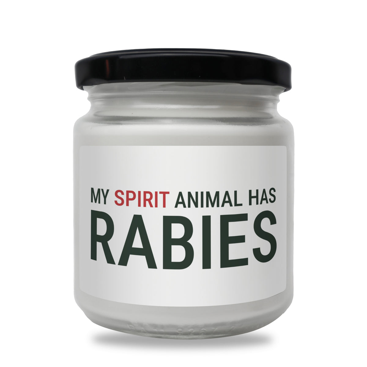 My spirit animal has rabies Scented Soy Candle-Candles-I love Veterinary