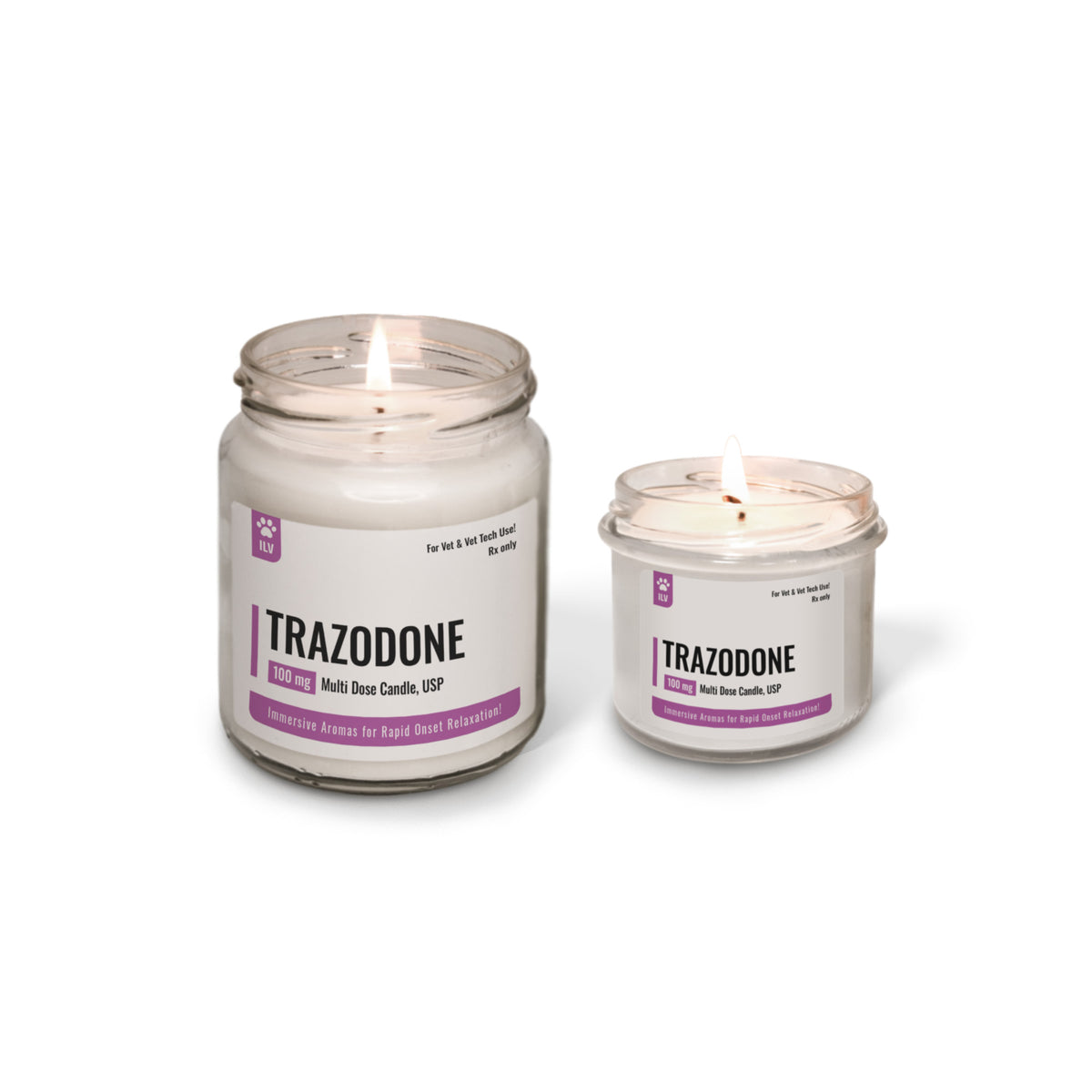Trazadone Design Scented Soy Candle-Candles-I love Veterinary