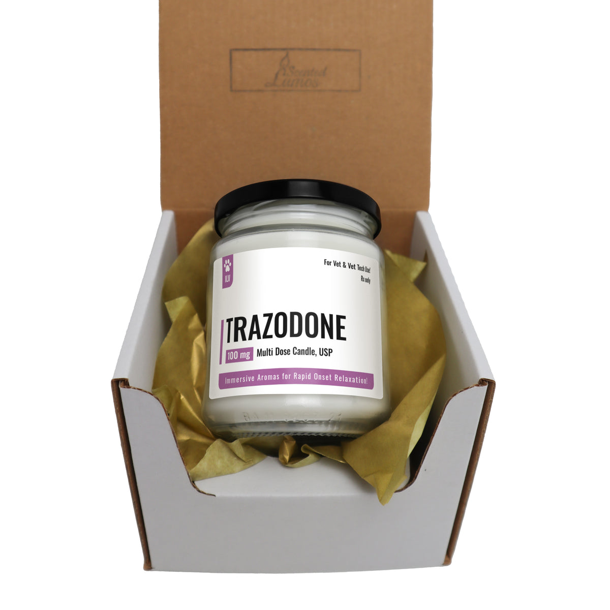 Trazadone Design Scented Soy Candle-Candles-I love Veterinary