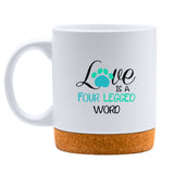 Love Is A Four Legged Word White Mug-White Mug-I love Veterinary