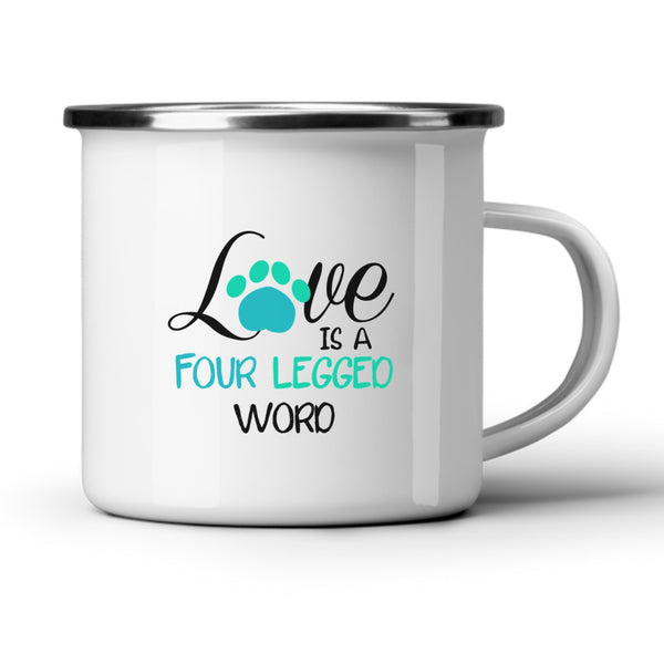 Love Is A Four Legged Word White Mug-White Mug-I love Veterinary
