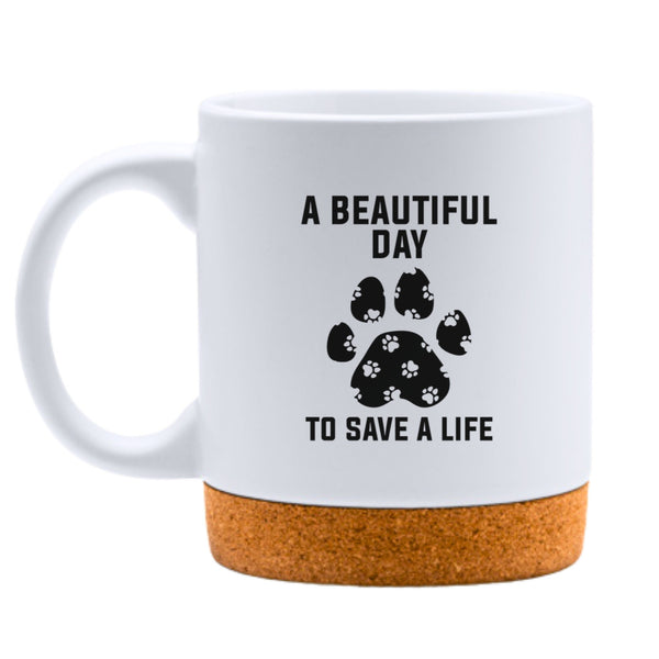 A Beautiful Day To Save A Life White Mug-White Mug-I love Veterinary