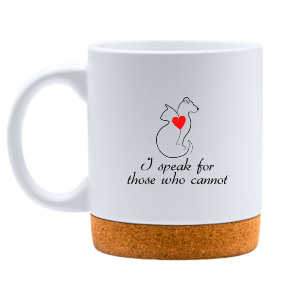 I Speak For Those Who Cannot White Mug-White Mug-I love Veterinary